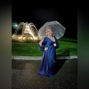 Fashion Nova Midnight Blue Gown